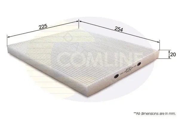 Фильтр салонный COMLINE EKF374