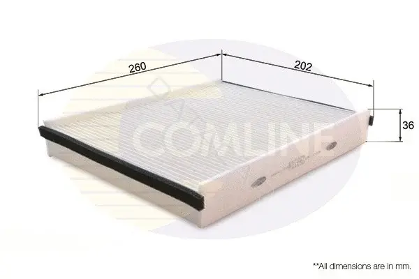 Фильтр салонный COMLINE EKF375
