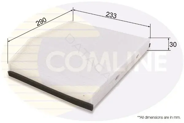 Фильтр салонный COMLINE EKF384