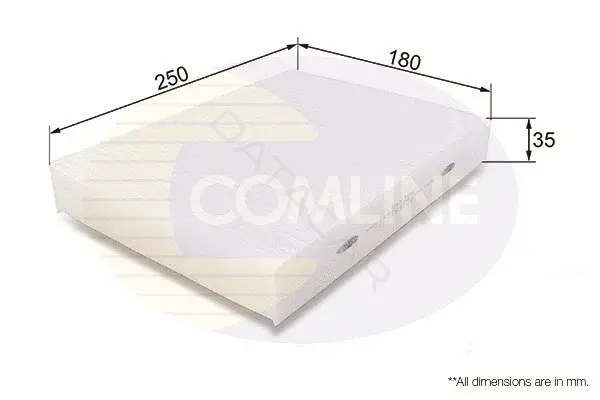 Фильтр салонный COMLINE EKF386