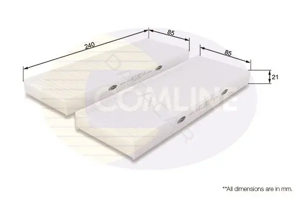 Фильтр салонный COMLINE EKF389-2