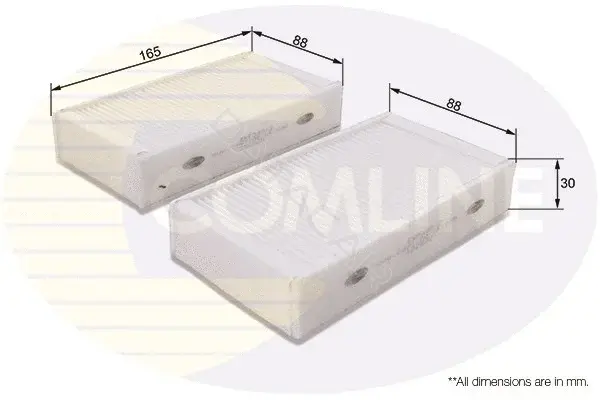 Фильтр салонный COMLINE EKF390-2