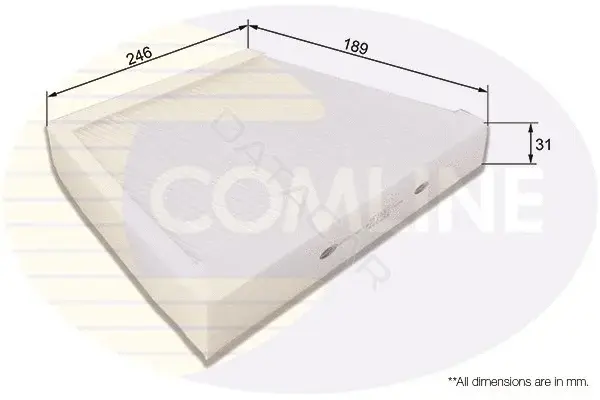 Фильтр салонный COMLINE EKF394