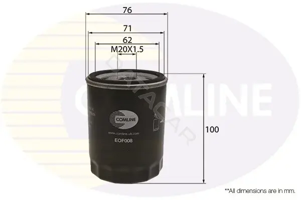 Масляный фильтр COMLINE EOF008