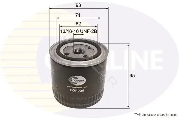 Масляный фильтр COMLINE EOF026