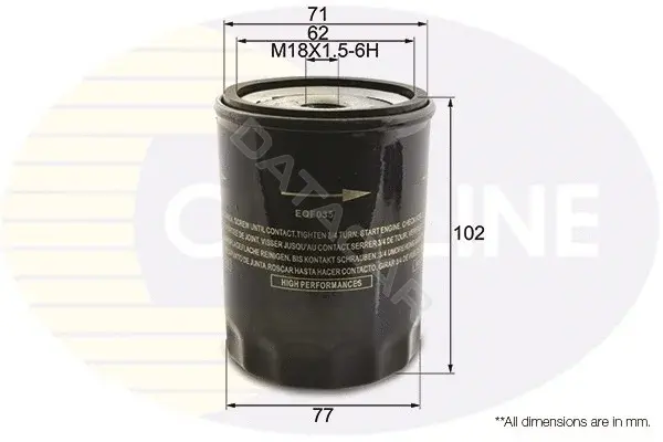 Масляный фильтр COMLINE EOF035