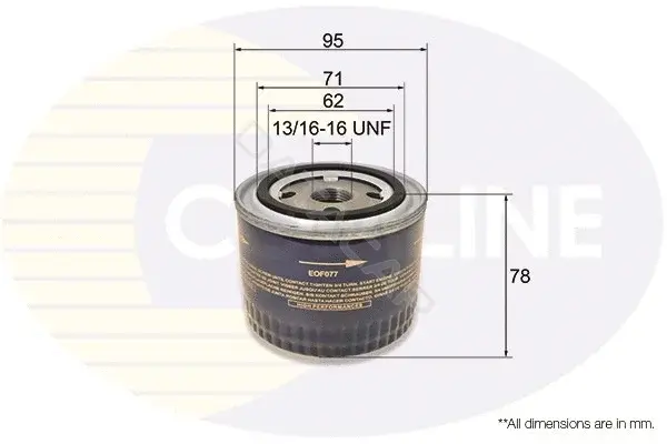 Масляный фильтр COMLINE EOF077