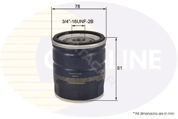 Масляный фильтр COMLINE EOF181