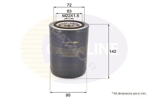 Масляный фильтр COMLINE EOF222
