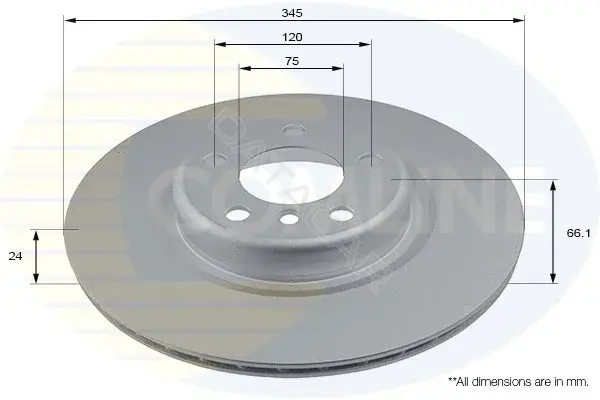 Тормозные диски COMLINE ADC2837V