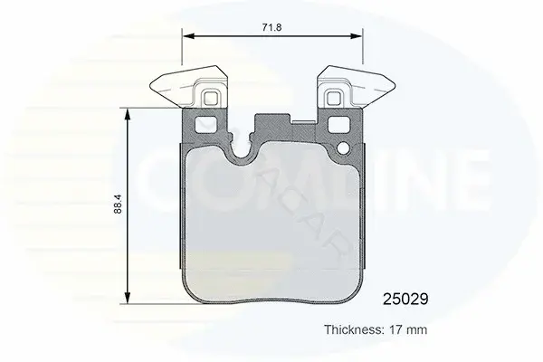 Тормозные колодки COMLINE CBP06108