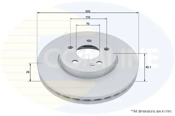 Тормозные диски COMLINE ADC2978V