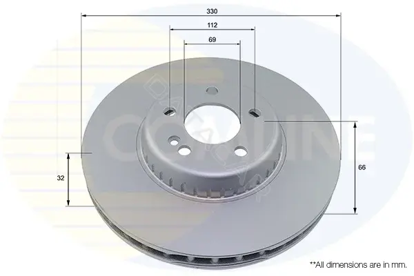 Тормозные диски COMLINE ADC5022V