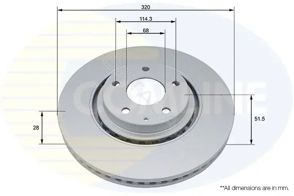 Тормозные диски COMLINE ADC5081V