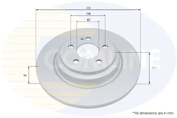 Тормозные диски COMLINE ADC5111V