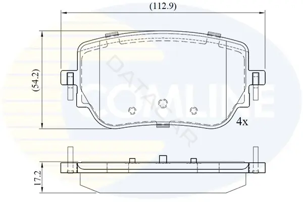 Тормозные колодки COMLINE CBP02765
