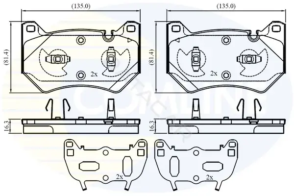 Тормозные колодки COMLINE CBP02778
