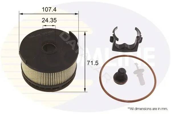 Топливный фильтр COMLINE EFF358D