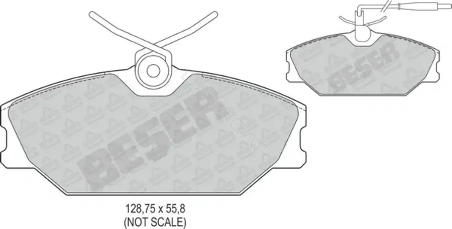 Тормозные колодки BESER 3539