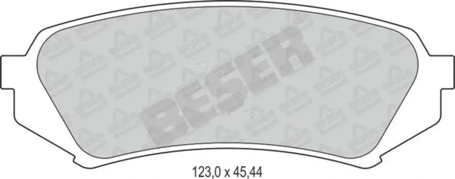 Тормозные колодки BESER 3830