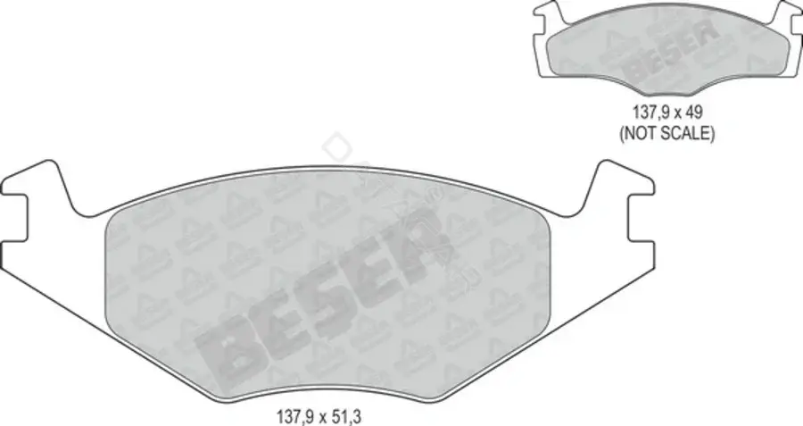 Тормозные колодки BESER 3585