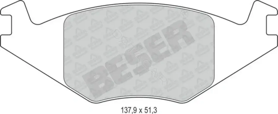 Тормозные колодки BESER 3441