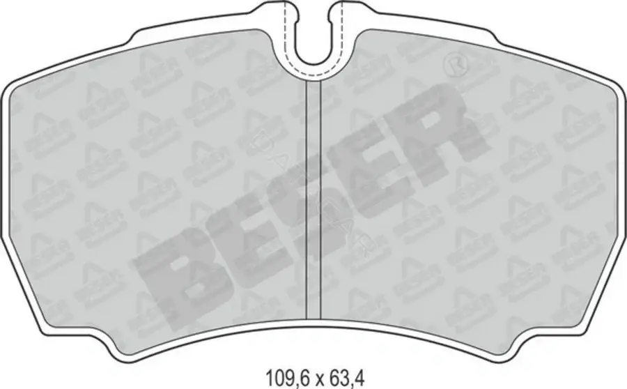Тормозные колодки BESER 3823