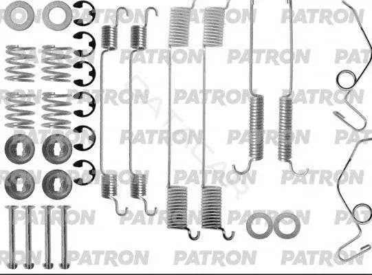 Ремкомплект тормозных колодок PATRON PSRK0114