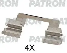 Ремкомплект тормозных колодок PATRON PSRK1287
