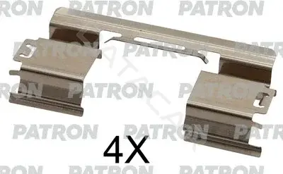 Ремкомплект тормозных колодок PATRON PSRK1346