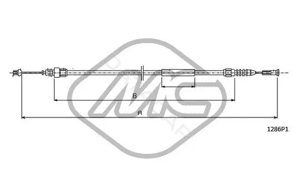 Трос капота Metalcaucho 81609