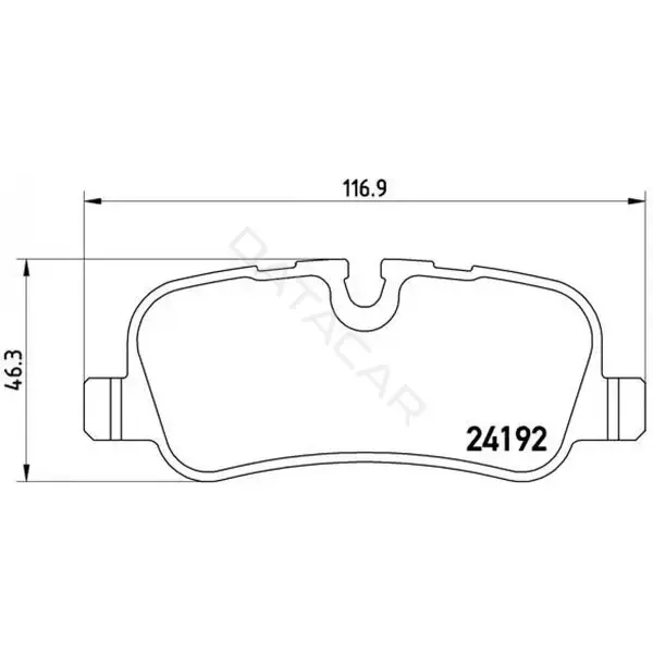 Тормозные колодки TRIALLI PF4047