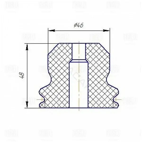 Пыльники и отбойники амортизатора TRIALLI BCS1048