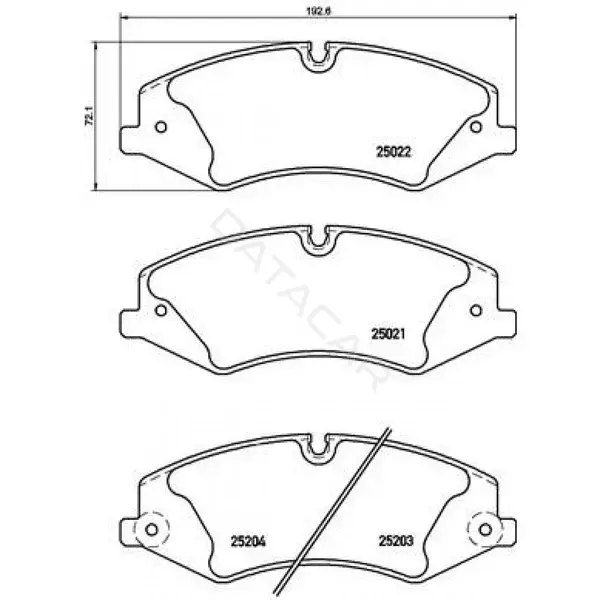 Тормозные колодки TRIALLI PF4254