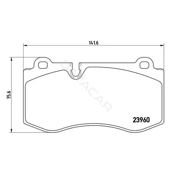 Тормозные колодки TRIALLI PF4283