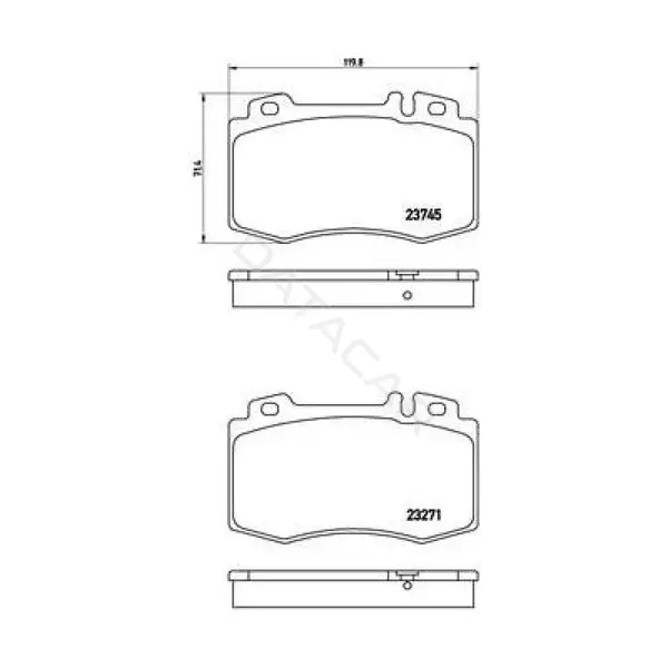 Тормозные колодки TRIALLI PF4276
