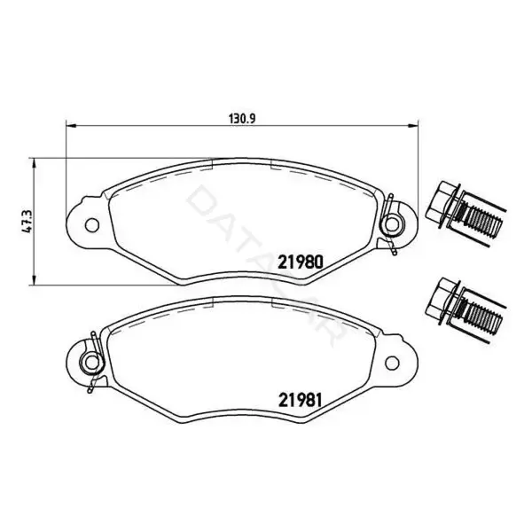 Тормозные колодки TRIALLI PF4317