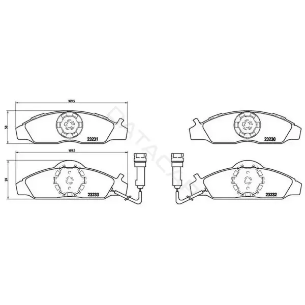Тормозные колодки TRIALLI PF4324