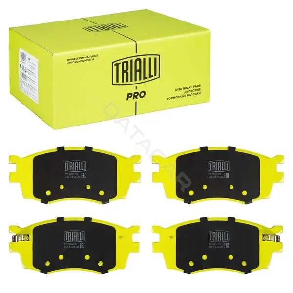 Тормозные колодки TRIALLI PF0804CR