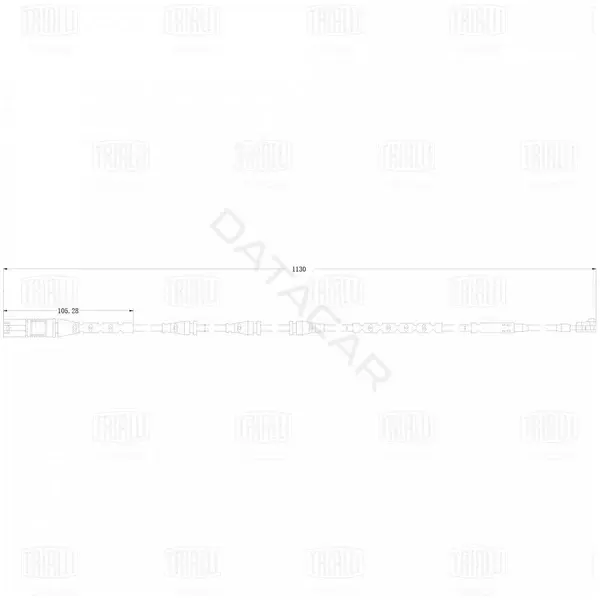 Датчик износа тормозных колодок TRIALLI PFS0072