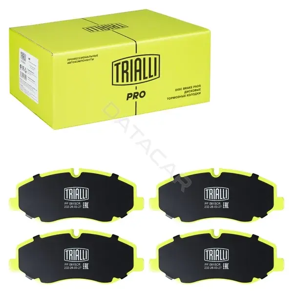 Тормозные колодки TRIALLI PF0815CR