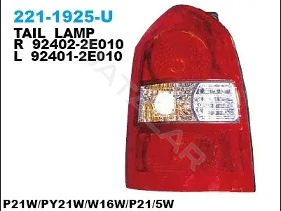 Задние фонари DEPO 221-1925R-UE