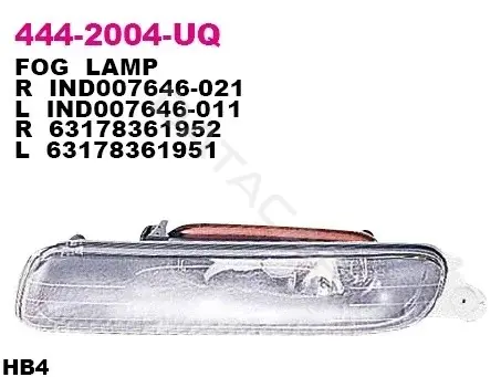 Противотуманные фары DEPO 444-2004R-UQ