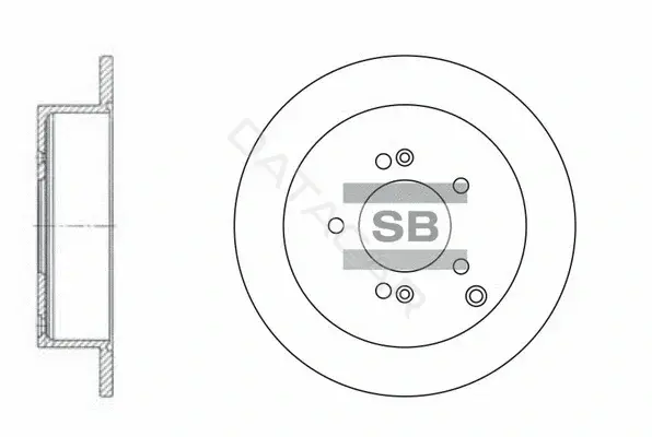 Тормозные диски Hi-Q SD1052