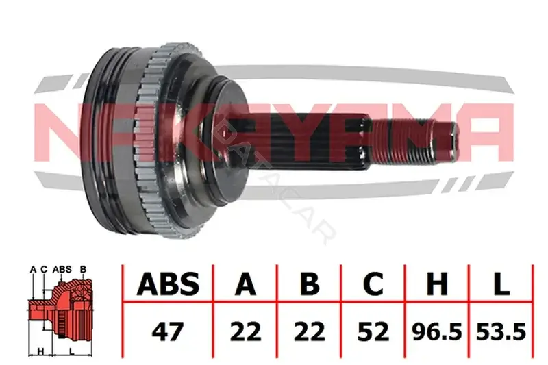 Шрус NAKAYAMA NJ157NY