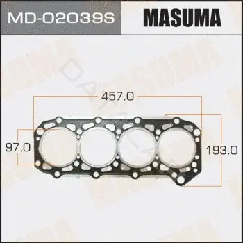 Прокладка ГБЦ MASUMA MD-02039S