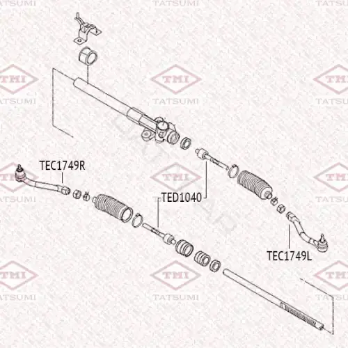 Рулевая тяга TATSUMI TED1040