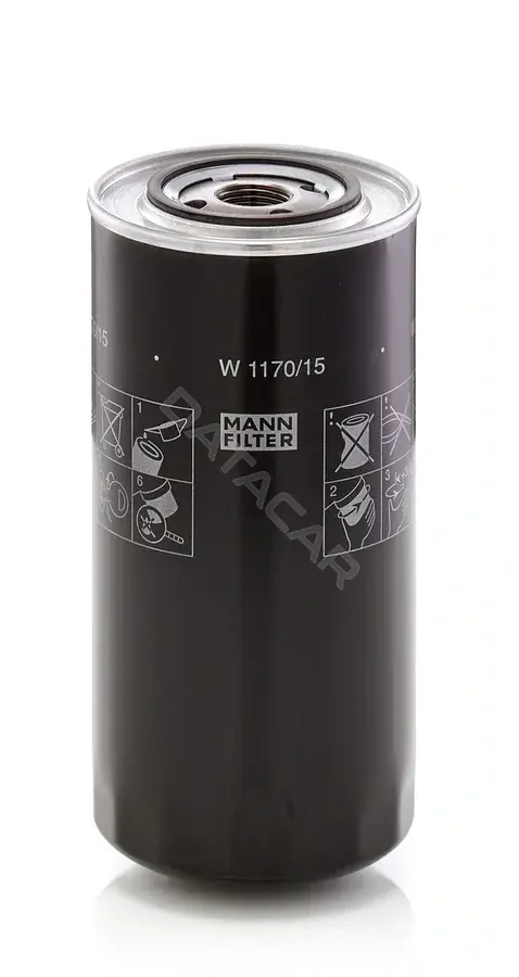 Масляный фильтр MANN W1170/15