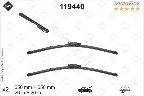 Щетки стеклоочистителя SWF 119440