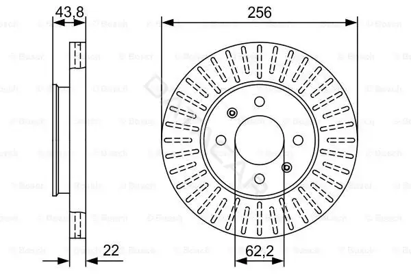 Тормозные диски BOSCH 0986479W05
